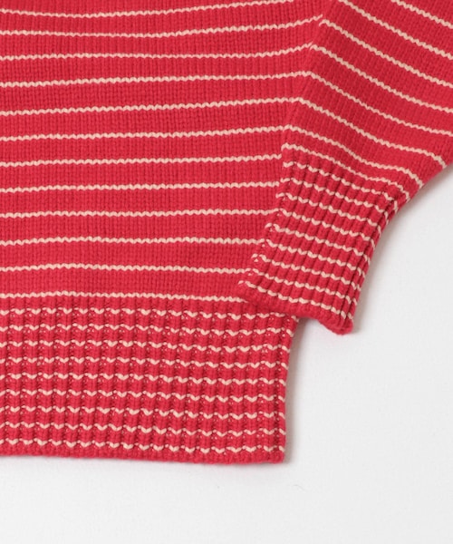 URBAN RESEARCH DOORS（アーバンリサーチドアーズ）の「L.L.Bean JAPAN EDITION　SAILOR SWEATER（ニット/セーター・レディース・IVORY/NAVY/RED・M）」の14枚目の写真