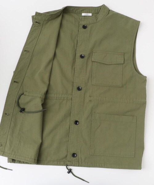 ITEMS URBANRESEARCH（アイテムズ アーバンリサーチ）の「ミリタリージレ（テーラードジャケット・レディース・KHK/BLK・FREE）」の21枚目の写真