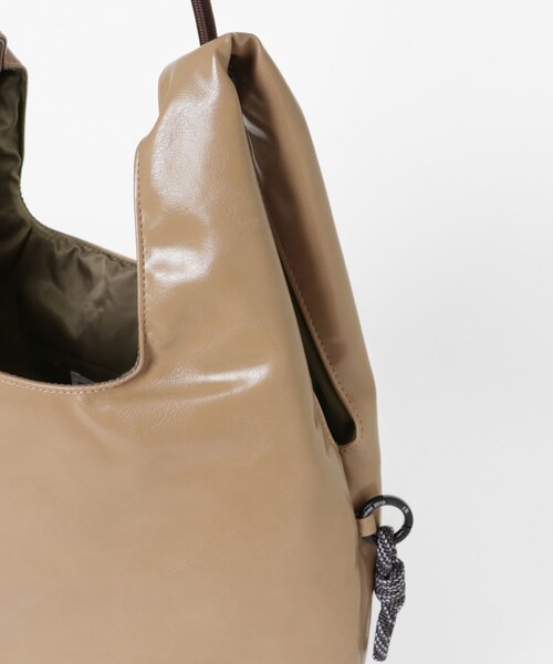 THE GOODLAND MARKET（ザグッドランドマーケット）の「F/CE.　TECH LEATHER ROPE TOTE（トートバッグ・レディース・Black/Beige・FREE）」の12枚目の写真