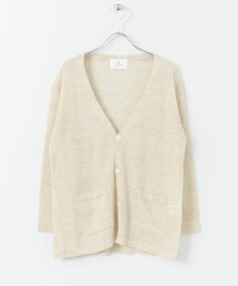 URBAN RESEARCH Sonny Label | リネンVネックカーディガン∴(カーディガン/ボレロ)