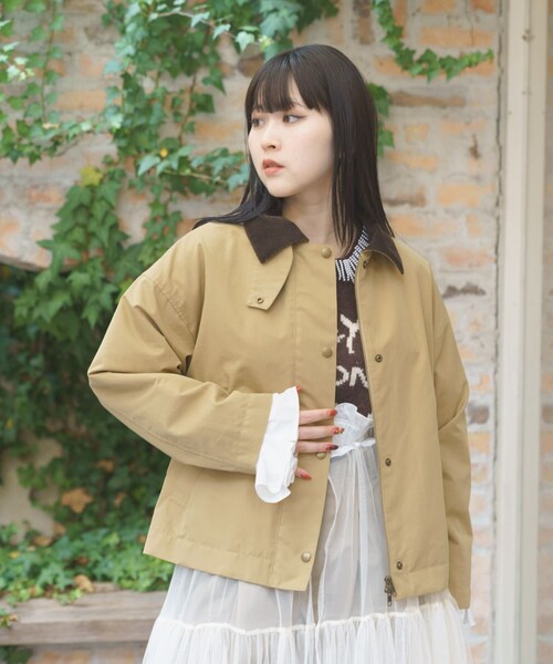 THE GOODLAND MARKET（ザグッドランドマーケット）の「『別注』MIDIUMISOLID×THE GOODLAND MARKET　detroit JK（テーラードジャケット・レディース・beige/khaki/Navy・FREE）」の5枚目の写真