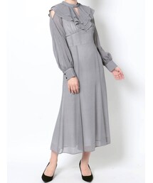 MERCURYDUO | 2WAYオープンショルダープリントワンピース(ワンピース)