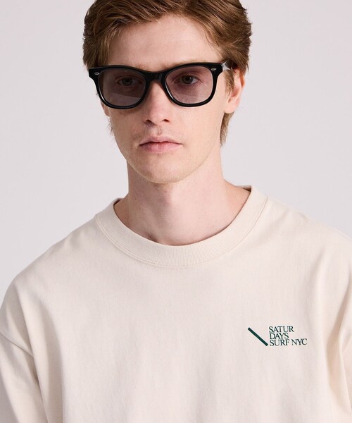 Saturdays NYC（サタデーズ ニューヨークシティ ）の「JULIUS TART OPTICAL x Saturdays NYC Seafare（サングラス・レディース・ブラック/オフホワイト/ダークブラウン・F）」の21枚目の写真