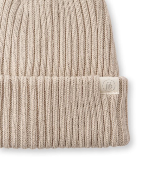 ROPE' PICNIC（ロペピクニック）の「リブニットワッチ（ニットキャップ/ビーニー・レディース・ブラック/ベージュ系/ライトグリーン・F）」の10枚目の写真