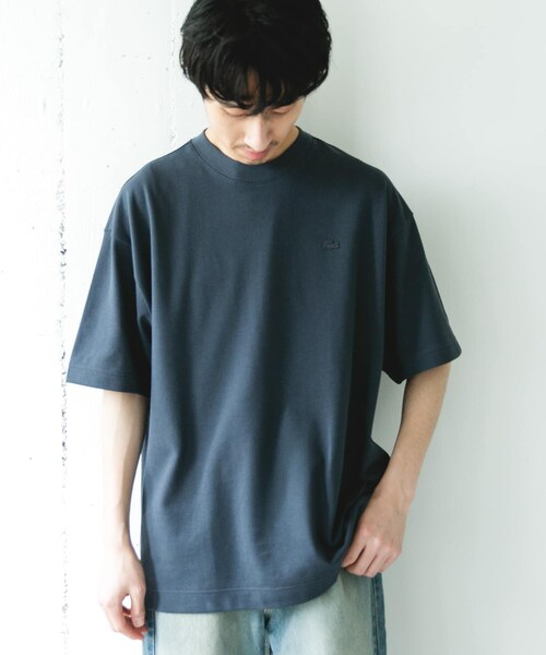 URBAN RESEARCH DOORS(アーバンリサーチドアーズ)の「『別注』LACOSTE×DOORS MOSS STITCH SHORT-SLEEVE T-SHIRTS(Tシャツ/カットソー・メンズ・HAMMAM/SOJA/BUFFALO/GRAPHITE・3/4/5)」の22枚目の写真