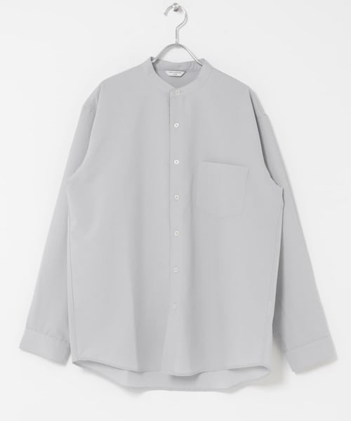 URBAN RESEARCH DOORS(アーバンリサーチドアーズ)の「セオアルファバンドカラーロングスリーブシャツ(シャツ/ブラウス・メンズ・L.GRAY/ROYAL/BROWN/NAVY・M/L/XL)」の1枚目の写真