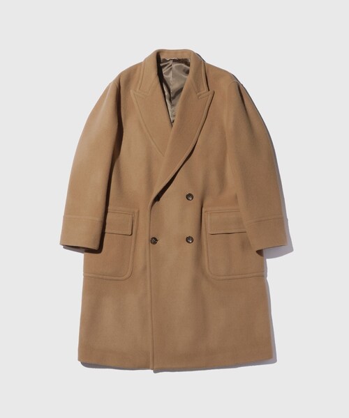 ADAM ET ROPE'(アダムエロペ)の「JACKAL 140s POLO COAT(その他アウター・メンズ・ブラック/キャメル・L/M/S)」の9枚目の写真