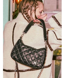 jouetie | キルティングハーフ BAG(ハンドバッグ)