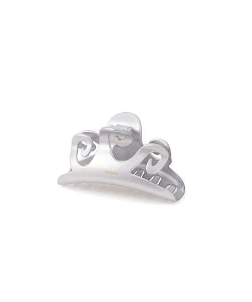 ADAM ET ROPE'(アダムエロペ)の「【MERRMA(メルマ)】RIVER CLIP(バレッタ/ヘアクリップ・レディース・ブラック/シルバー・F)」の2枚目の写真