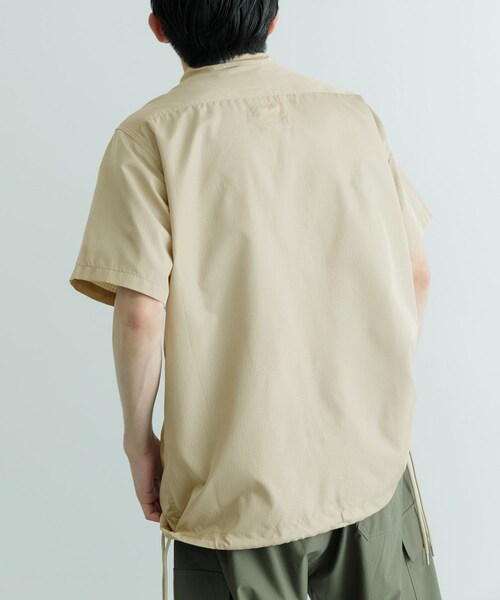 ITEMS URBANRESEARCH(アイテムズ アーバンリサーチ)の「TAION Military Half Sleeve Shirts(シャツ/ブラウス・メンズ・BLK/OLV/D.SAGE GRN/CREAM/L.BRN・M/L)」の10枚目の写真