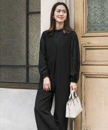 URBAN RESEARCH DOORS | Vネックタックオールインワン(つなぎ/オールインワン)