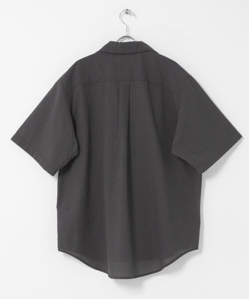 URBAN RESEARCH DOORS(アーバンリサーチドアーズ)の「FORK&SPOON シアサッカーショートスリーブシャツ(シャツ/ブラウス・メンズ・CCLxBLK/BEGxCCL・4/5)」の11枚目の写真
