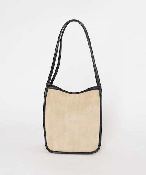 URBAN RESEARCH DOORS(アーバンリサーチドアーズ)の「『別注』IOMMI スウェードバイカラーバッグ(トートバッグ・レディース・BROWN/BEIGE/KHAKI・Free)」の12枚目の写真