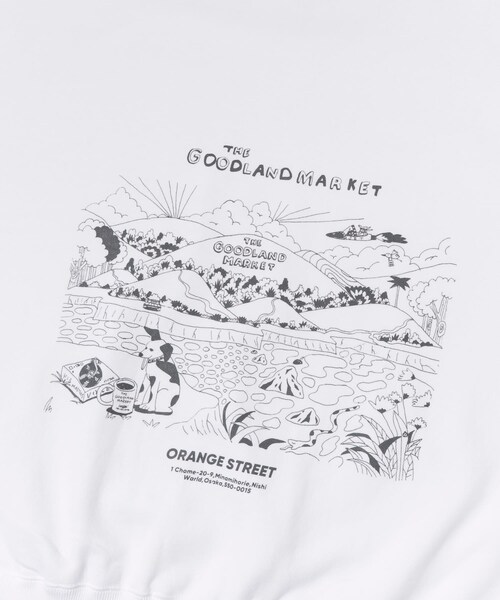 THE GOODLAND MARKET（ザグッドランドマーケット）の「ザ グッドランド マーケット　THE GOODLAND SWEAT（スウェット・メンズ・Off・M/L）」の12枚目の写真