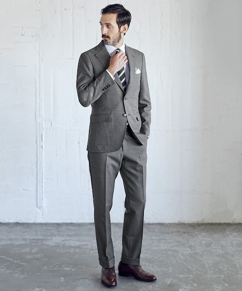 URBAN RESEARCH DOORS（アーバンリサーチドアーズ）の「LIFE STYLE TAILOR　SUITS ORIGINAL 無地∴（セットアップ・メンズ・GRAY/BLACK/NAVY・44/46/48/50）」の21枚目の写真