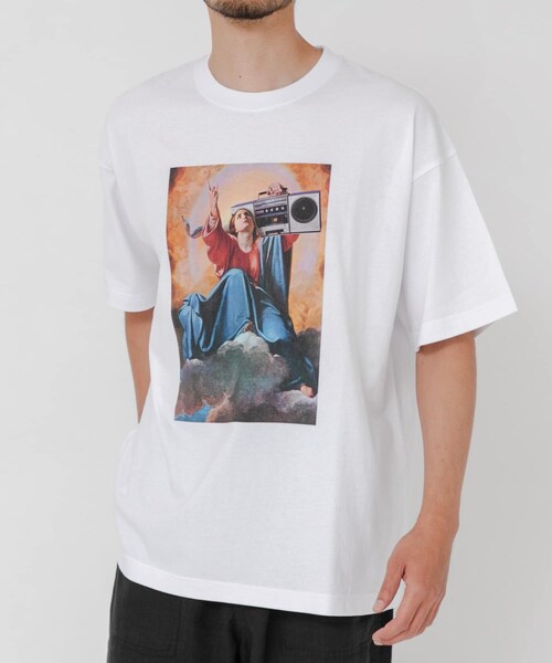 URBAN RESEARCH(アーバンリサーチ)の「I LOVE HIP HOP T-SHIRTS(Tシャツ/カットソー・メンズ・WHITE/BLACK・M/L/XL)」の11枚目の写真