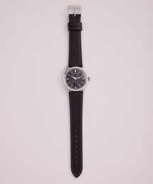 ADAM ET ROPE'（アダムエロペ）の「FLATBACK WRISTWATCH (LEATHER BELT)（アナログ腕時計・メンズ）」