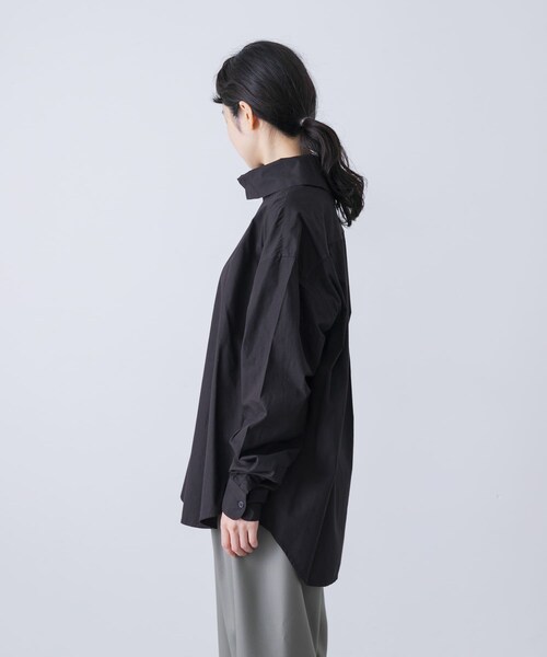 かぐれ（カグレ）の「SEEALL　FENCING SHIRTS（シャツ/ブラウス・レディース・WHITE/BLACK・46）」の13枚目の写真