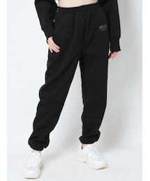 EVRIS | スウェットルーズパンツ【セットアップ着用可能】(スウェットパンツ)
