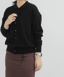 ウールハイゲージニットカーディガン