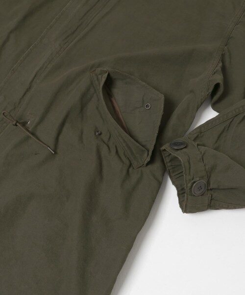URBAN RESEARCH(アーバンリサーチ)の「A PRESSE Vintage Washed Wool M-65 Field Parka(ミリタリージャケット・メンズ・OLIVE・2/3)」の9枚目の写真