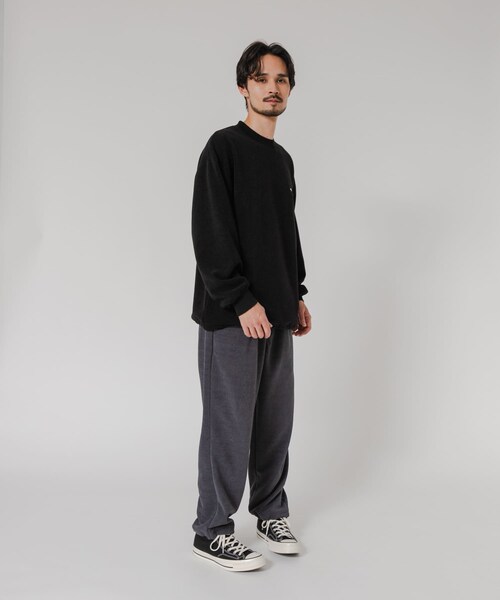 URBAN RESEARCH（アーバンリサーチ）の「『別注』THOUSAND MILE×URBAN RESEARCH　ニットフリースクルーネックプルオーバー（その他トップス・メンズ・BLACK/CHARCOAL/NAVY/OFF・M/L）」の20枚目の写真