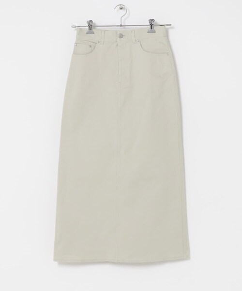 ITEMS URBANRESEARCH（アイテムズ アーバンリサーチ）の「『イージーケア』ストレッチチノスカート(楽着シリーズ)（スカート・レディース・CML/L.BEG/NVY・S/M）」の10枚目の写真