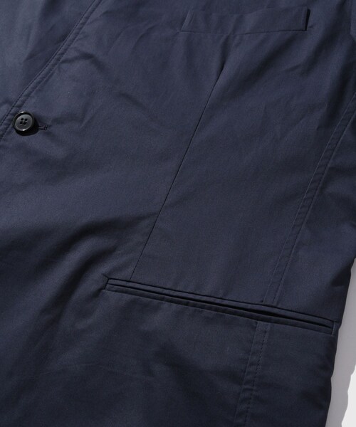 ADAM ET ROPE'(アダムエロペ)の「【HED MAYNER/ヘドメイナー】COMPACT COTTON JACKET(ノーカラージャケット・メンズ・ネイビー・S/XS)」の8枚目の写真