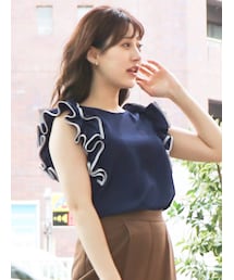 dazzlin | ダブルパイピングトップス(シャツ/ブラウス)