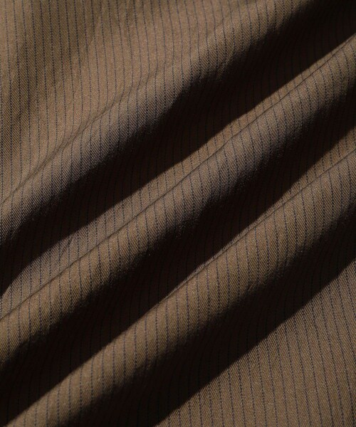 ADAM ET ROPE'(アダムエロペ)の「【KAPTAIN SUNSHINE/キャプテンサンシャイン】Regular Collar Shirt STRIPE(シャツ/ブラウス・メンズ・スミクロ/ダークブラウン・2/3/4)」の20枚目の写真