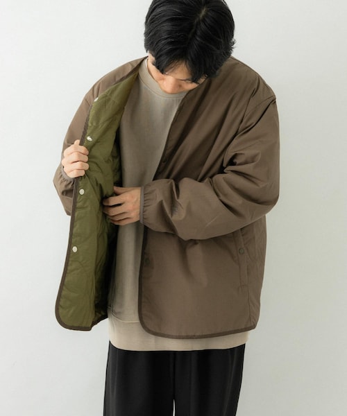 nanamica　Reversible Down Cardigan