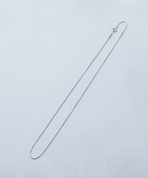 ROPE'（ロペ）の「【Lily】R（ロペ アール）PT ベネチアン70チェーンショートネックレス（ネックレス・レディース・シルバー系・F）」の22枚目の写真