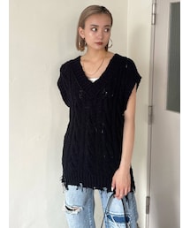 EMODA | ミックスオーバーベスト(ベスト)