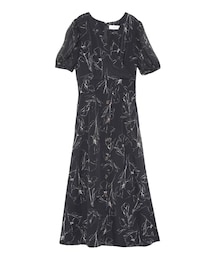 LAGUNAMOON | シアースリーブフラワーワンピース(ワンピース)