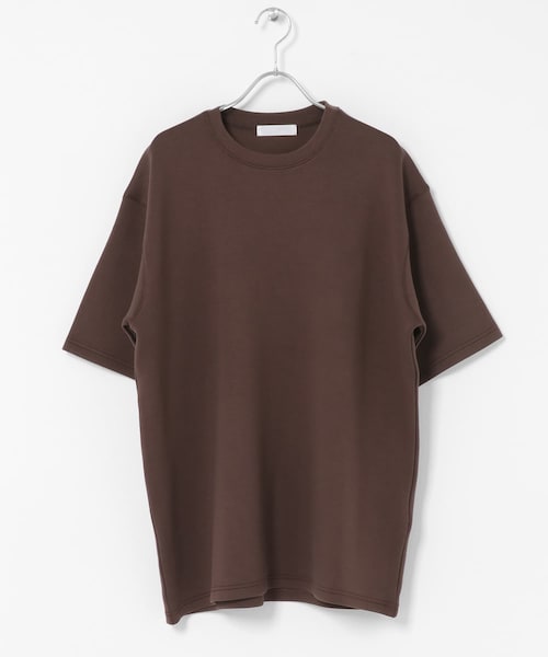 SENSE OF PLACE by URBAN RESEARCH（センスオブプレイスバイアーバンリサーチ）の「『一部WEB限定カラー』ダンボールポンチショートスリーブTシャツ（Tシャツ/カットソー・メンズ・WHITE/BLACK/CHARCOAL/GREIGE/GREEN/BROWN/YELLOW・M/L）」の4枚目の写真