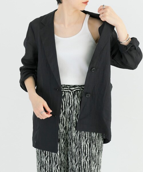 URBAN RESEARCH（アーバンリサーチ）の「『MADE IN JAPAN』リブタンクトップ（タンクトップ・レディース・SILVER/WHITE/BLUE GRAY/CHARCOAL・FREE）」の6枚目の写真