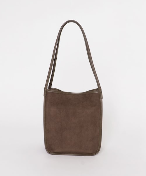 URBAN RESEARCH DOORS(アーバンリサーチドアーズ)の「『別注』IOMMI スウェードバイカラーバッグ(トートバッグ・レディース・BROWN/BEIGE/KHAKI・Free)」の5枚目の写真