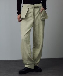 ADAM ET ROPE' | 【J'aDoRe・店舗限定】【MAISON EENK（メゾン インク）】ベルトつきストレートパンツ(その他パンツ)