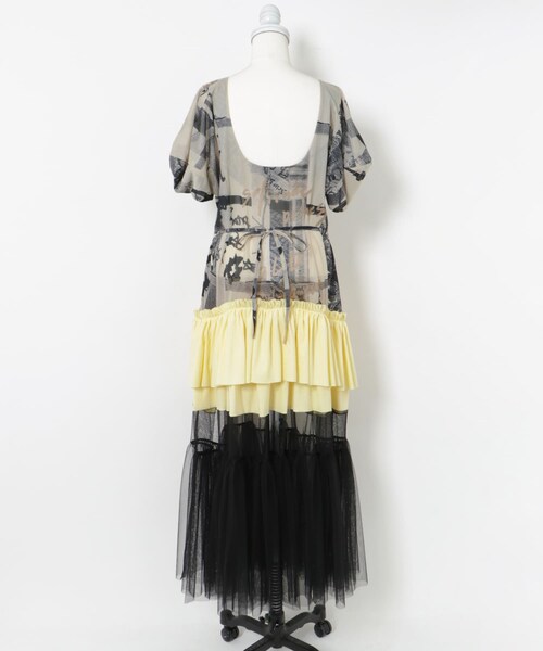 THE GOODLAND MARKET（ザグッドランドマーケット）の「old honey　72℃ dress（ワンピース・レディース・green/beige・FREE）」の14枚目の写真