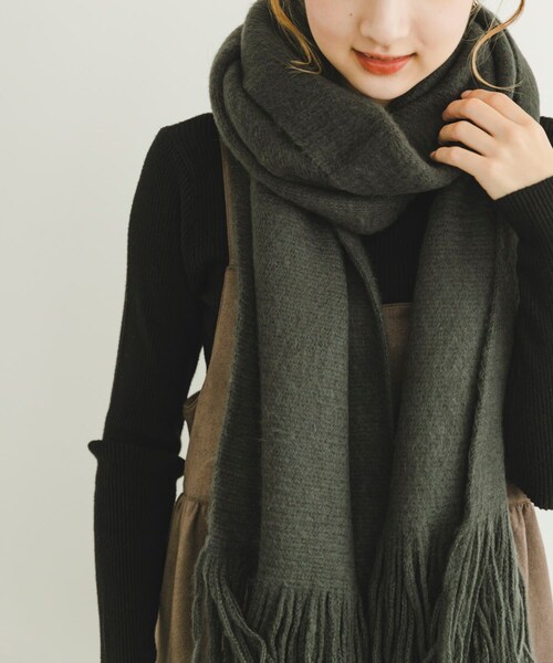 ITEMS URBANRESEARCH（アイテムズ アーバンリサーチ）の「ベーシックストール（ストール/ショール・レディース・CHA/OFF/MOC/YEL・FREE）」の5枚目の写真