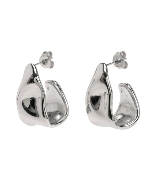 EMODA（エモダ）の「ロゴパールピアス（ピアス（両耳用）・レディース・シルバー/ゴールド・F）」の3枚目の写真