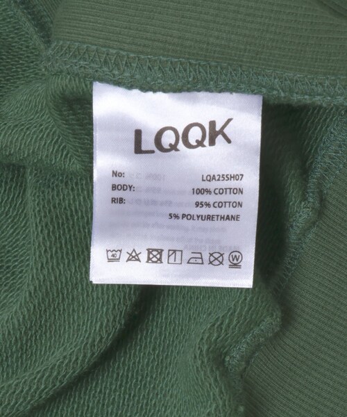 URBAN RESEARCH（アーバンリサーチ）の「LQQK Studio　sweat zip hoodie（パーカー・メンズ・GREEN/Black・L/XL）」の14枚目の写真