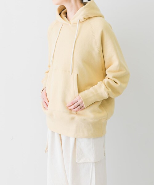 かぐれ（カグレ）の「スウェットフーデットプルオーバー（パーカー・レディース・CORAL/BUTTER/NAVY・FREE）」の20枚目の写真