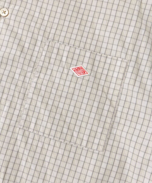 URBAN RESEARCH DOORS（アーバンリサーチドアーズ）の「DANTON　WORK SHIRTS SHORT-SLEEVE（シャツ/ブラウス・メンズ・BEG/GRY/NVY/BRN・42/44）」の5枚目の写真