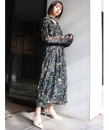 MURUA | ボタニカルフラワーワンピース(ワンピース)