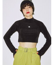 jouetie | ハイネッククロップドトップス(Tシャツ/カットソー)