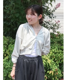 Ungrid | ダブルジップヴィンテージショートパーカー(パーカー)