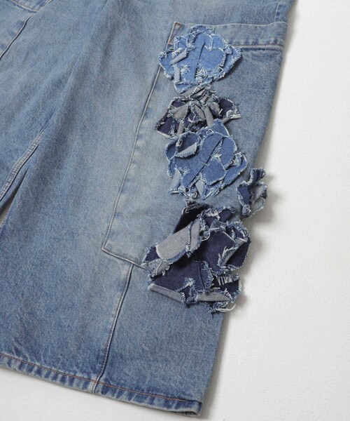 URBAN RESEARCH（アーバンリサーチ）の「GANNI　FLOWER CROPPED JEANS（デニムパンツ・レディース・M BL STONE・26/27/28/29）」の6枚目の写真