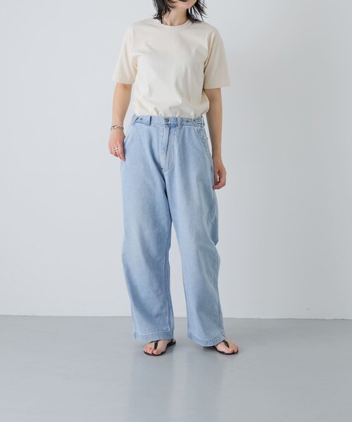 かぐれ（カグレ）の「MEYAME　BLANK TEE (II)（Tシャツ/カットソー・レディース・CREAM/WHITE/BLACK・Free）」の10枚目の写真