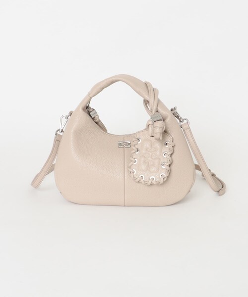 URBAN RESEARCH(アーバンリサーチ)の「GANNI Hobo Mini Grained(ハンドバッグ・レディース・W Pepper・0)」の3枚目の写真